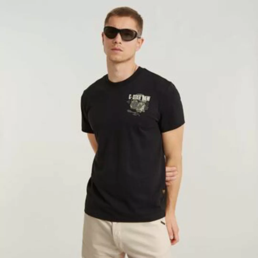 G-Star Raw  T-Shirts & Poloshirts D24687-C372 HEADPHONES-DK BLACK günstig online kaufen