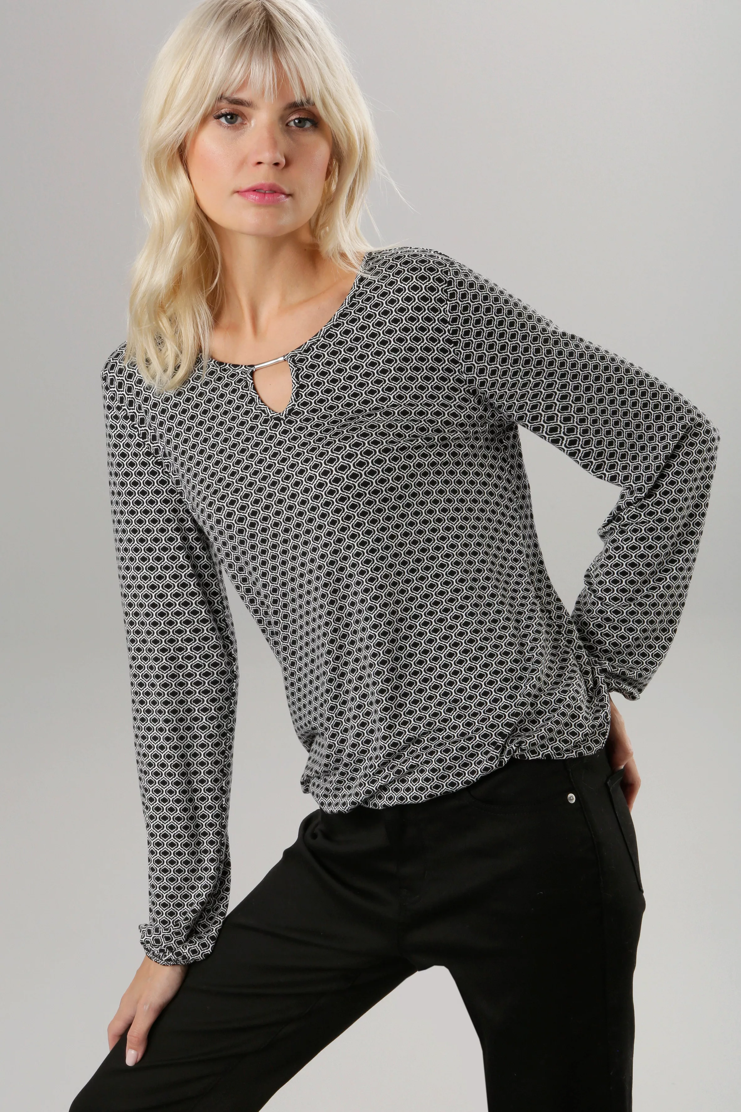 Aniston SELECTED Langarmshirt günstig online kaufen