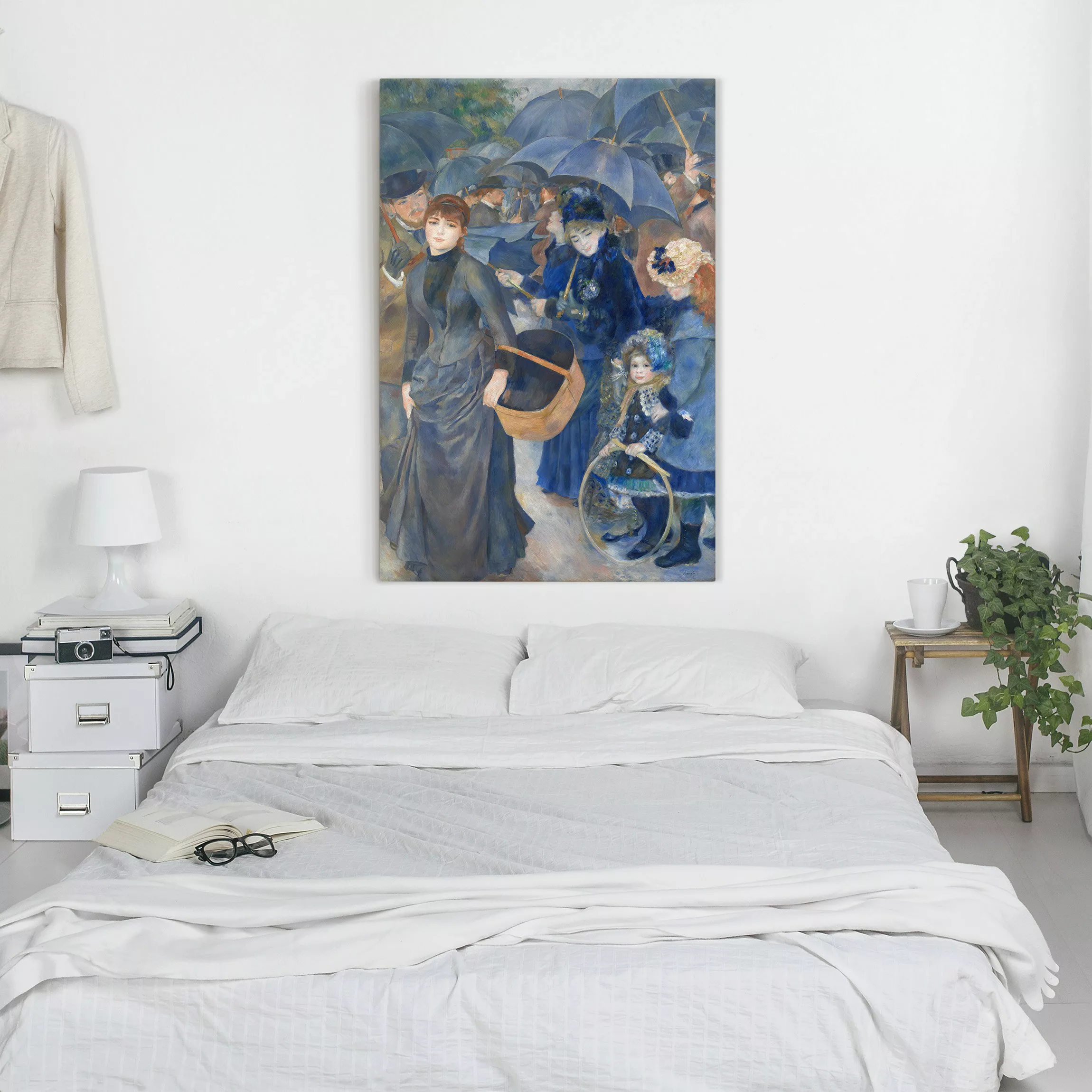 Leinwandbild - Hochformat Auguste Renoir - Die Regenschirme günstig online kaufen