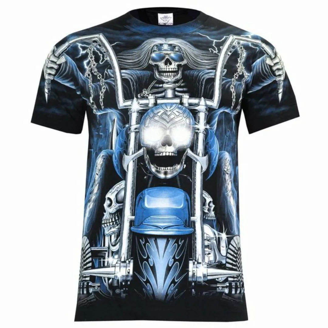 Wilai T-Shirt Rock Eagle T-Shirt Heavy Metal Biker Tattoo Rocker Gothic günstig online kaufen
