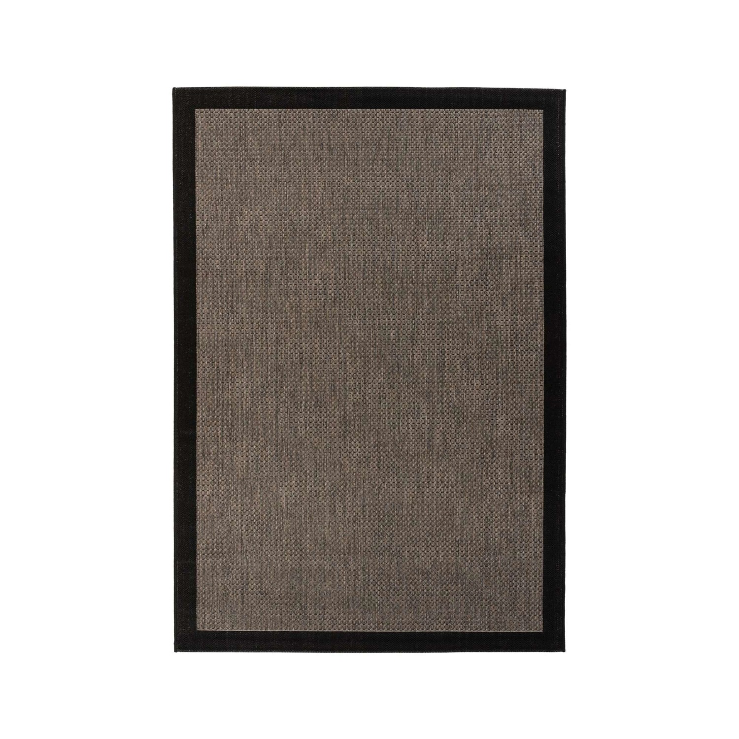 MeGusta Flachflor Teppich Modern Grau - Braun Polypropylen 80x150 cm Paula günstig online kaufen