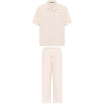 Dandalo  Hemdbluse Noah Oversize Short Sleeve Shirt Wide Leg Trousers Set günstig online kaufen