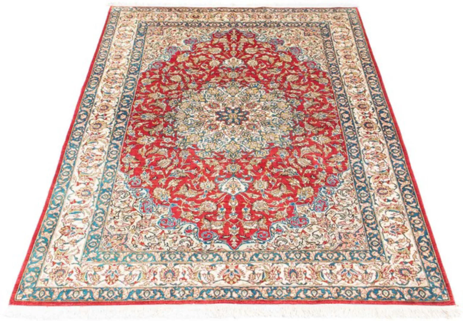 morgenland Orientteppich »Perser - Ghom - 156 x 98 cm - rot«, rechteckig, 1 günstig online kaufen