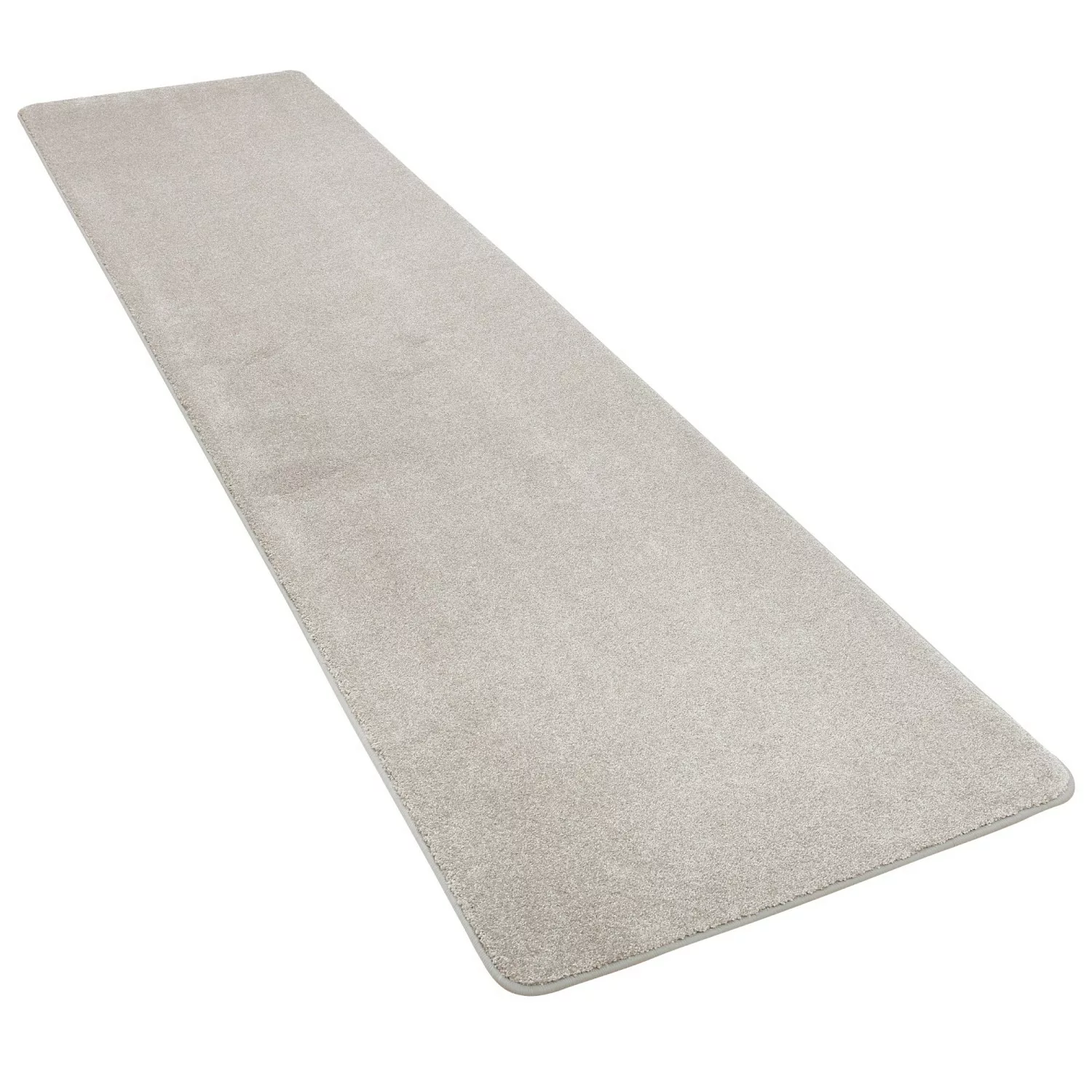 Snapstyle Hochflor Luxus Velours Läufer Teppich Touch Silbergrau 100x300cm günstig online kaufen