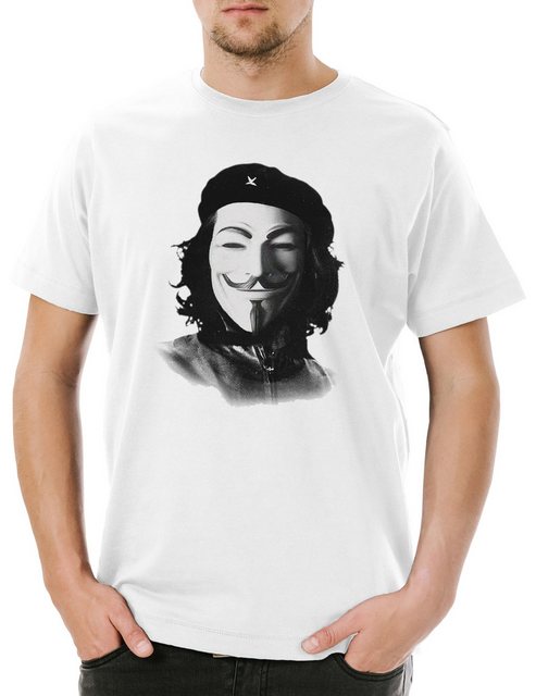 Urban Backwoods Print-Shirt Che Anonymous Guevara Herren T-Shirt Che Ernest günstig online kaufen