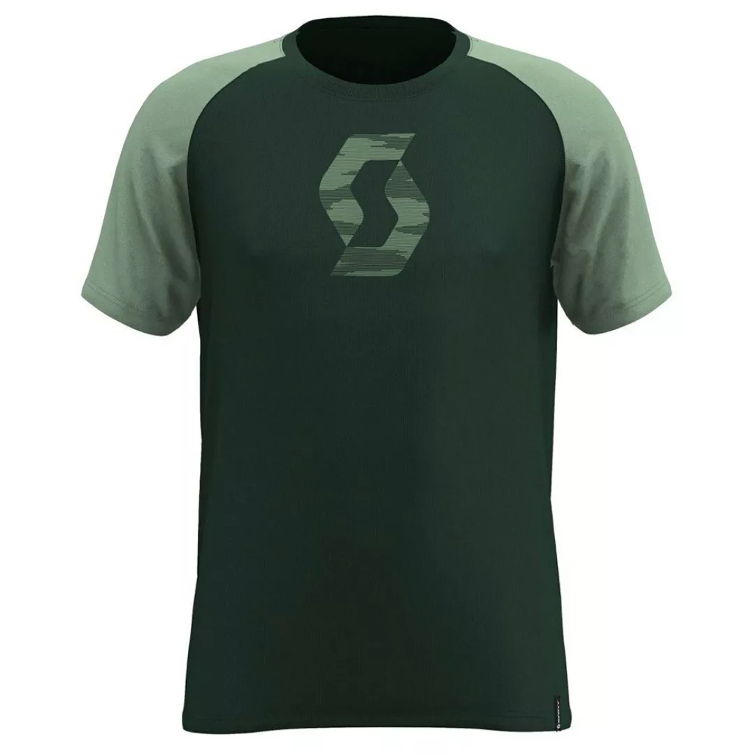 Scott 10 Icon Raglan Kurzärmeliges T-shirt L Smoked Green / Pistachio Green günstig online kaufen