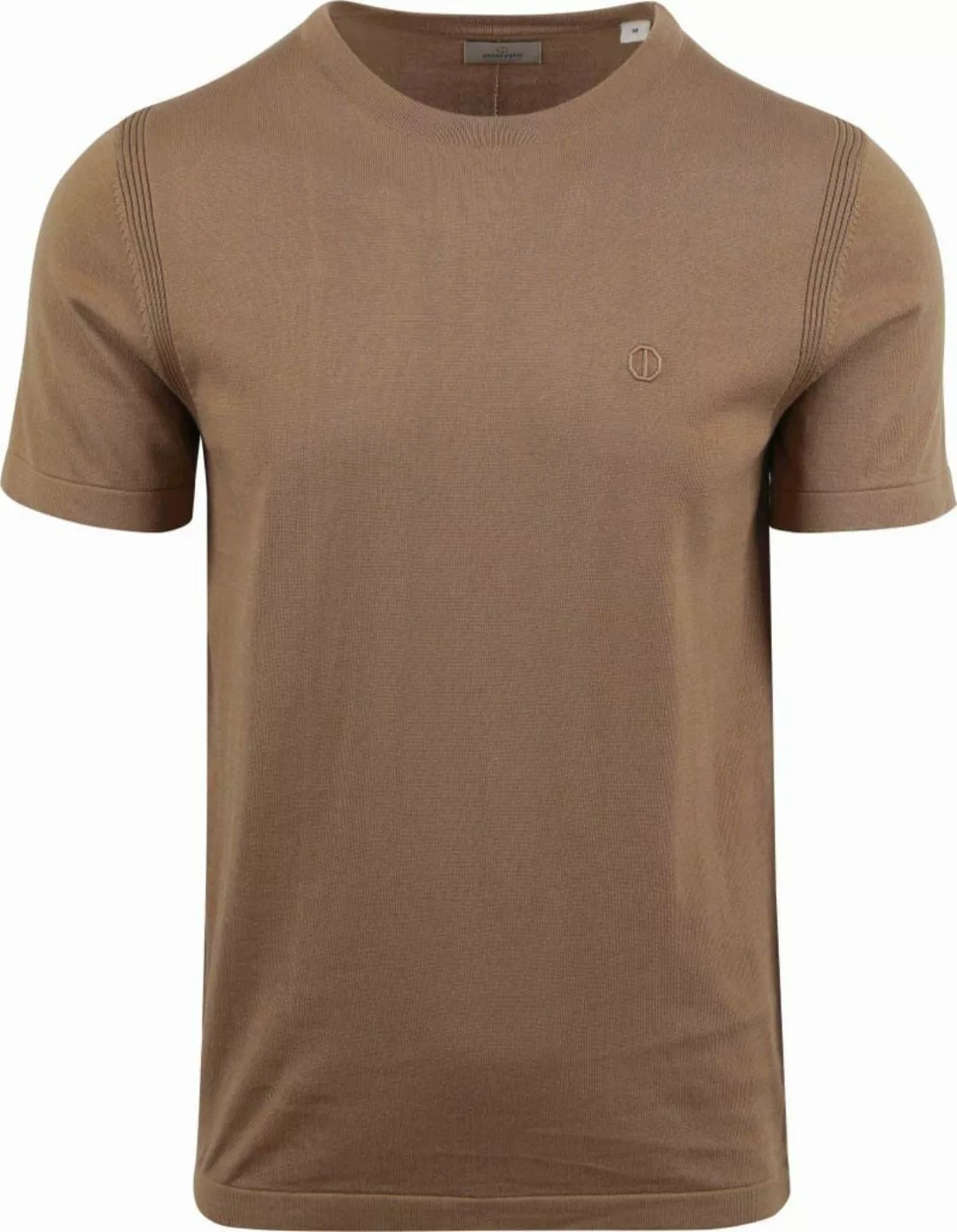 Dstrezzed Knitted T-shirt Braun - Größe L günstig online kaufen