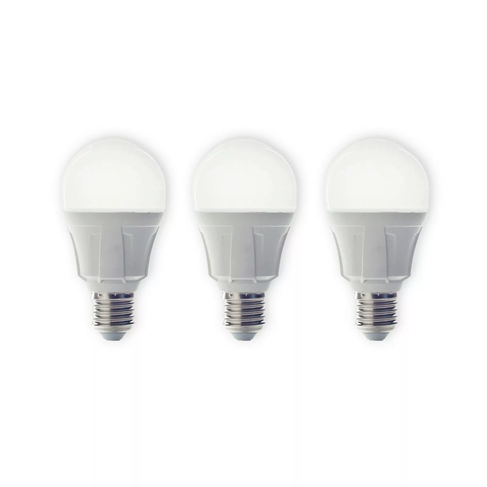 Lindby LED-Leuchtmittel, 3er-Set, E27, 8,5 W, matt, 3.000 K günstig online kaufen