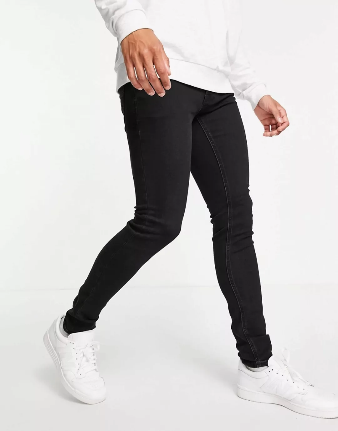 Jack & Jones Herren Jeans JJILIAM JJORIGINAL AM 105- Skinny Fit - Schwarz - günstig online kaufen