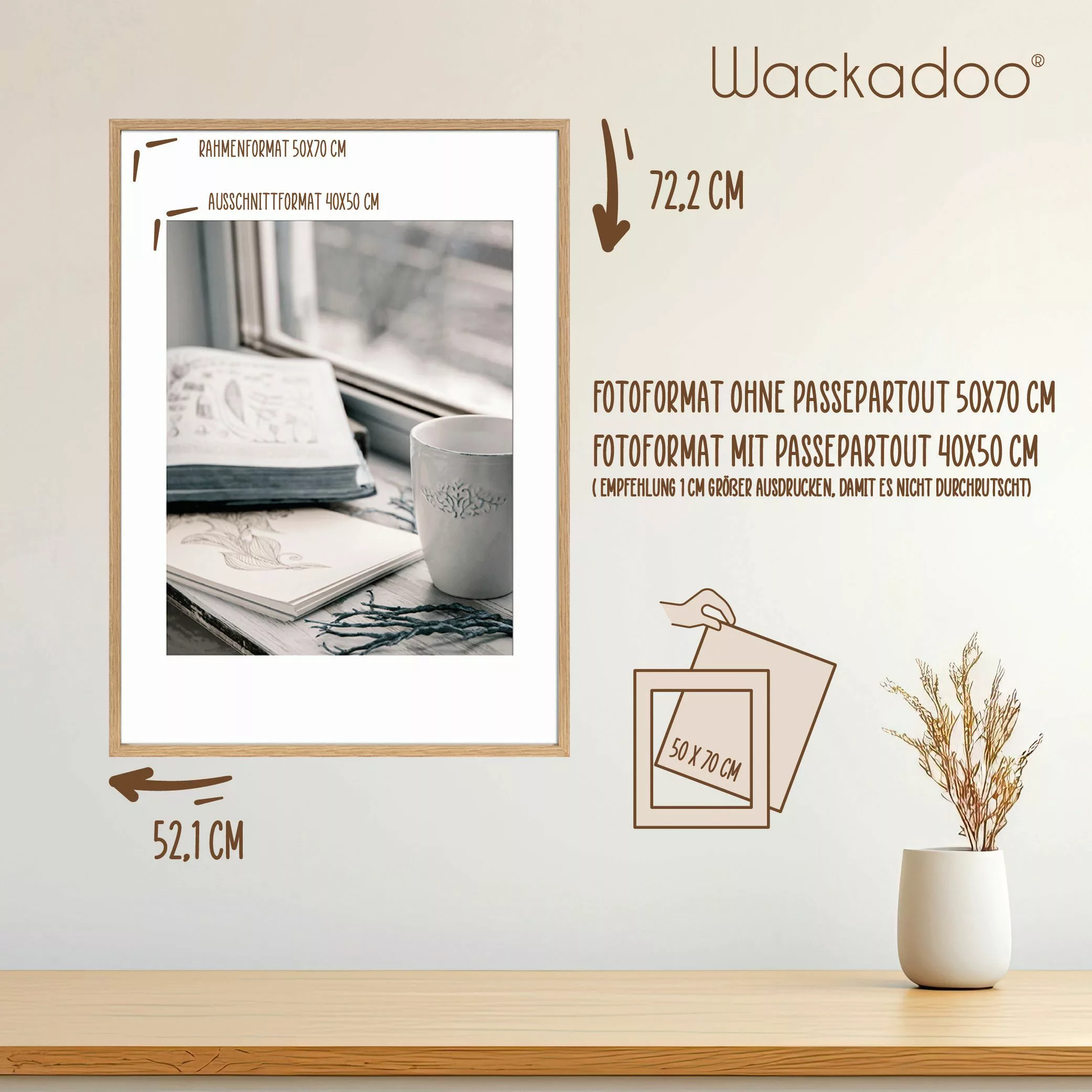 Wackadoo Living Bilderrahmen Serie Nordic MDF günstig online kaufen