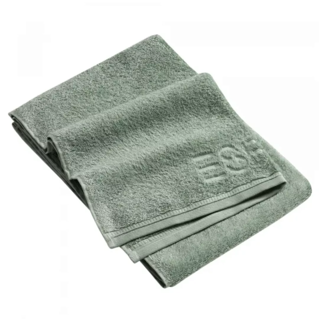 Esprit Handtücher Modern Solid - Farbe: Soft green - 5305 - Duschtuch 67x14 günstig online kaufen
