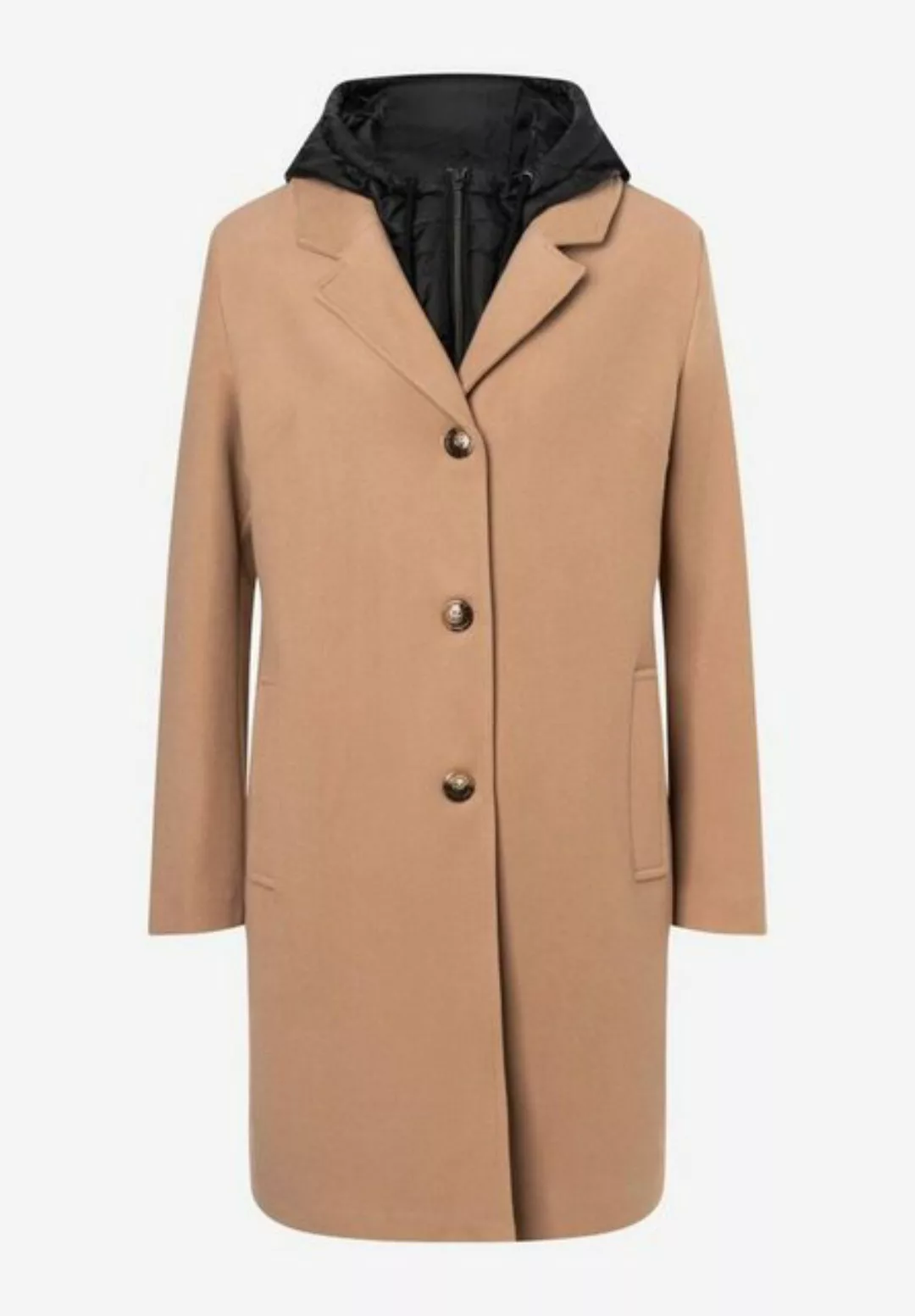 MORE&MORE Outdoorjacke Coat w Detachable Padded Vest günstig online kaufen
