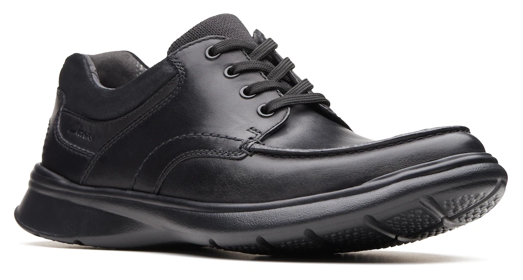 Clarks Schnürschuh "Cotrell Edge", Komfortschuh, Halbschuh mit gepolstertem günstig online kaufen