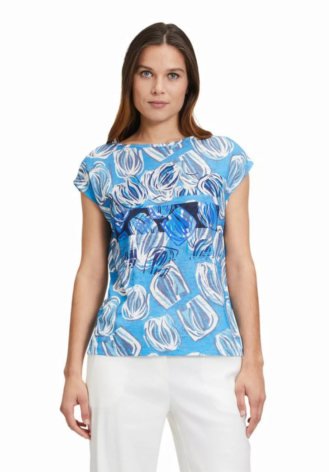 Betty Barclay Kurzarmshirt Betty Barclay Printshirt mit Struktur (1-tlg) St günstig online kaufen