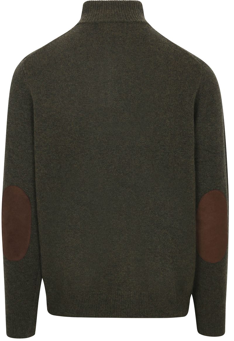 Barbour Pullover Wolle Grün Patch - Größe XXL günstig online kaufen