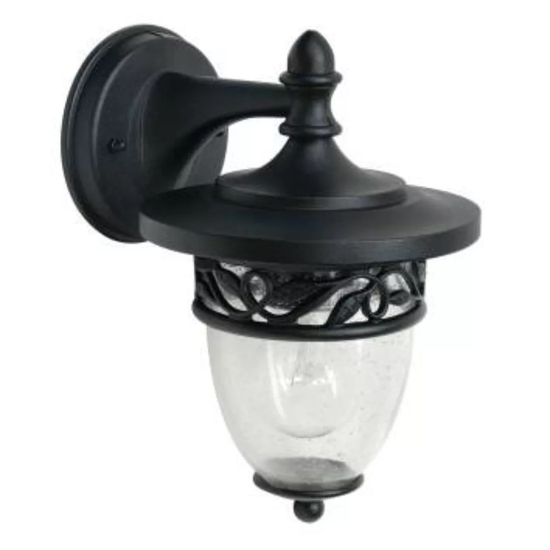 Wandlampe Außen Schwarz IP44 Rustikal Terrasse günstig online kaufen