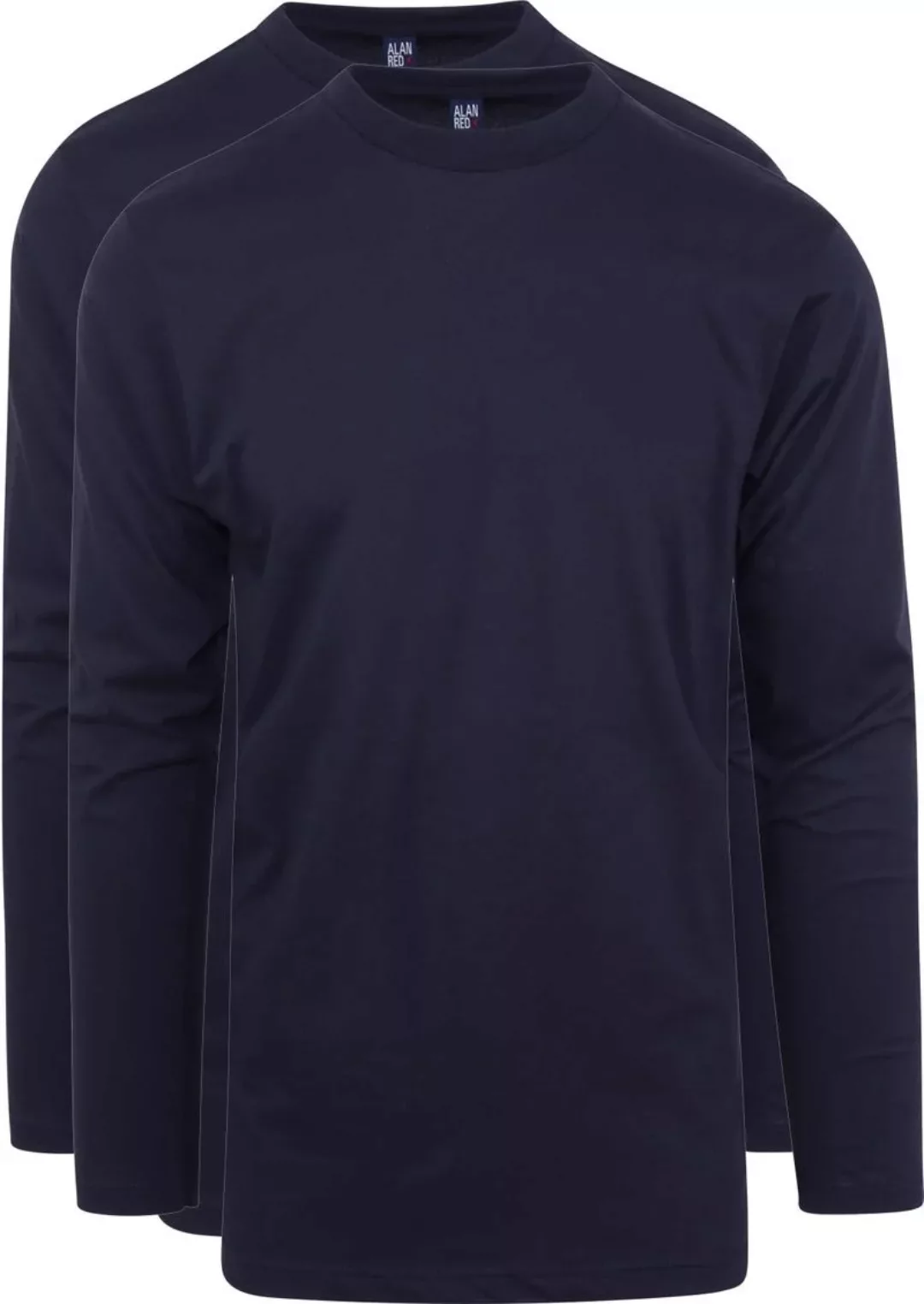 Alan Red T-Shirt Virginia Navy Longsleeve 2-pack - Größe M günstig online kaufen