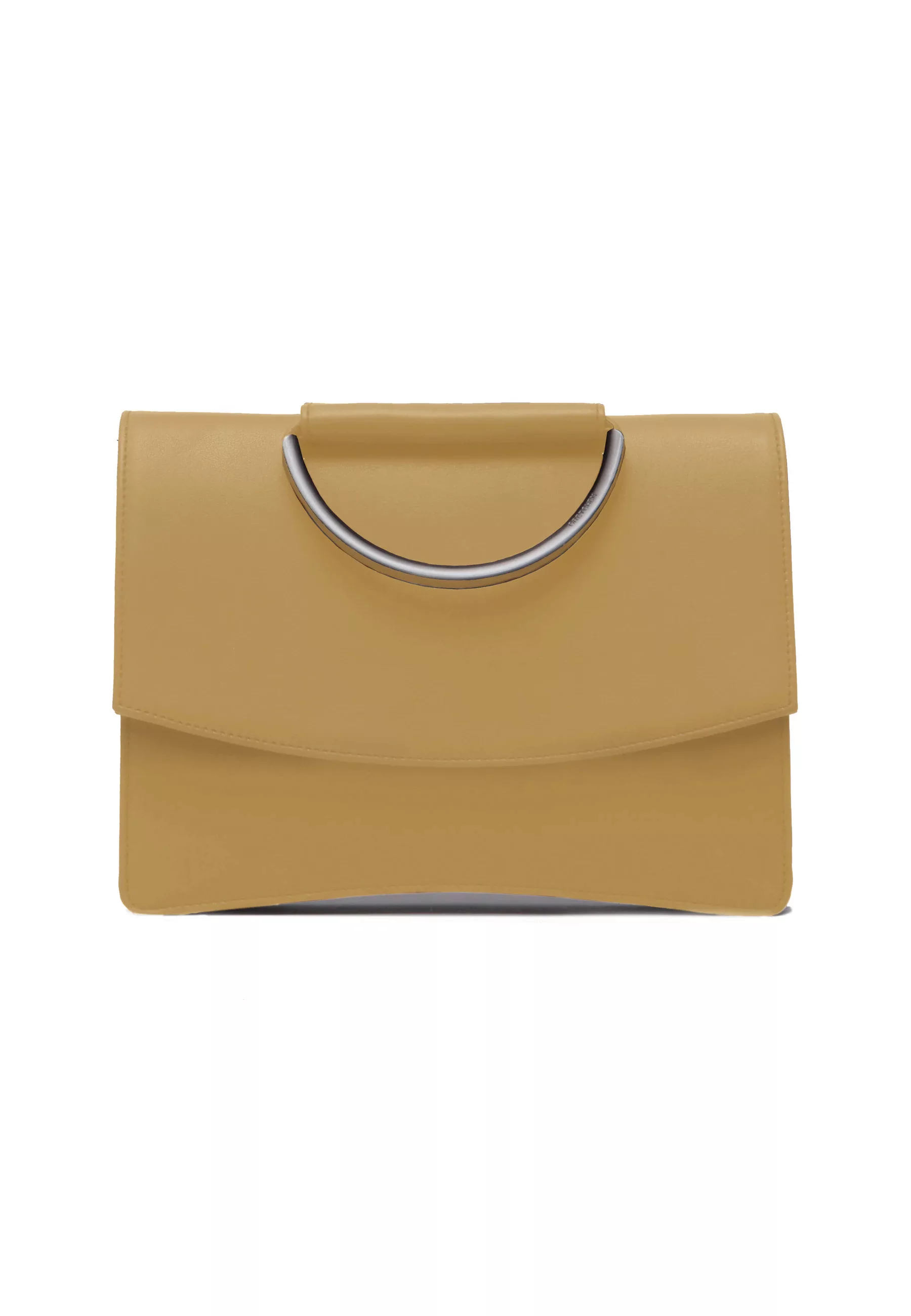 GRETCHEN Schultertasche "Oyster Clutch Three", aus italienischem Kalbsleder günstig online kaufen