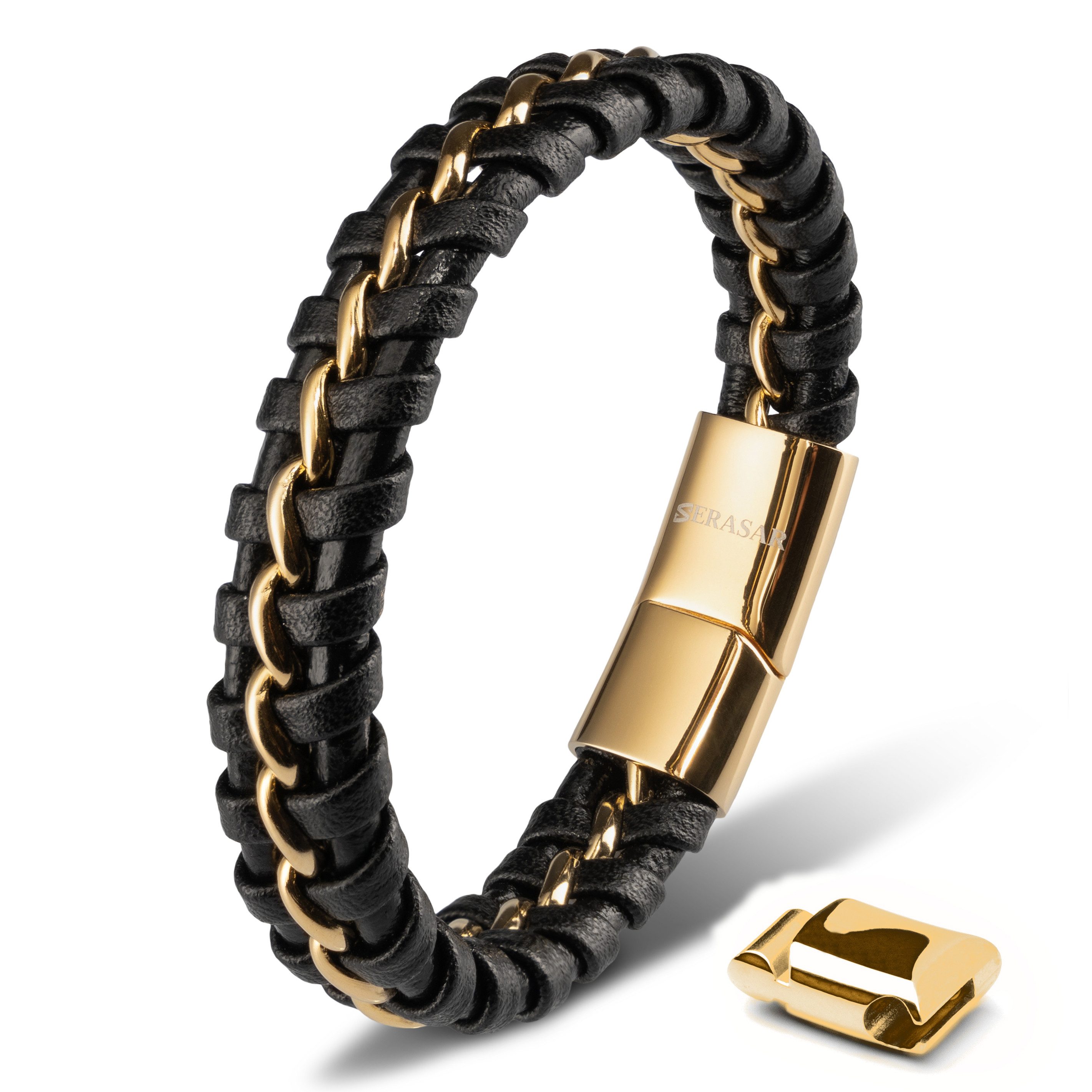 SERASAR Lederarmband Leder Herrenarmband "Spirit" (Klassisch, günstig online kaufen