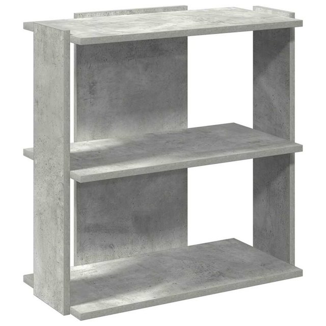 vidaXL Bücherregal Bücherregal 3 Böden Betongrau 60x30x60 cm Holzwerkstoff, günstig online kaufen