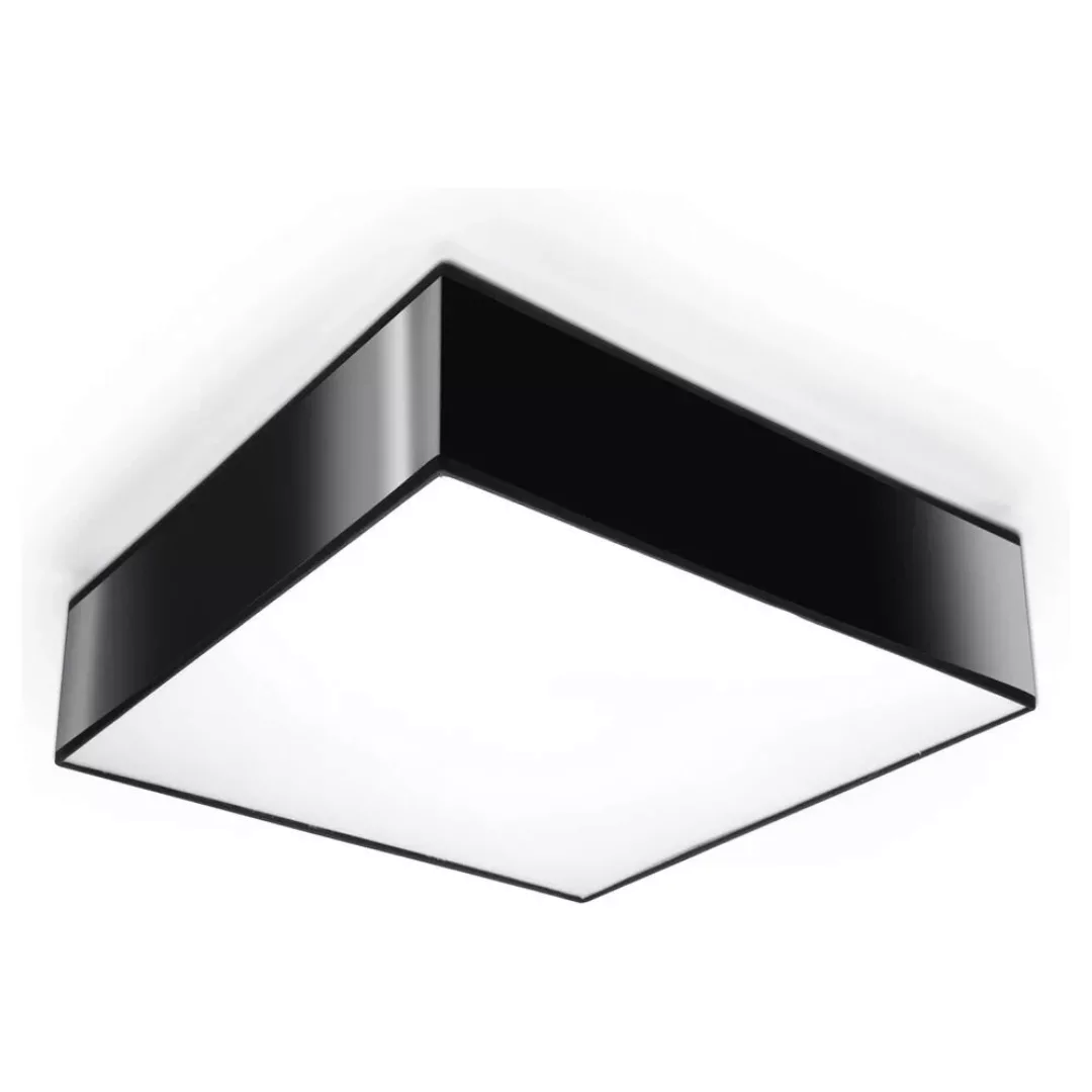 famlights | Deckenleuchte Corinna in Schwarz E27 max. 2 x 60W günstig online kaufen