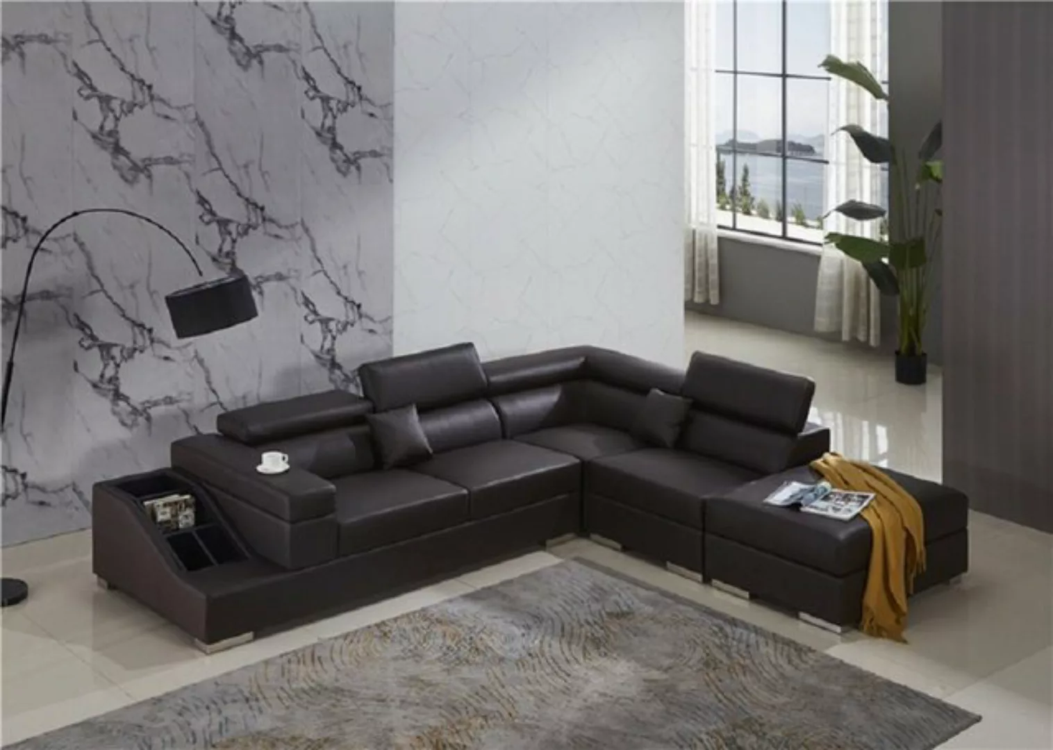 Xlmoebel Ecksofa Modernes Ecksofa mit L-Form aus Stoff und Design-Polsterun günstig online kaufen