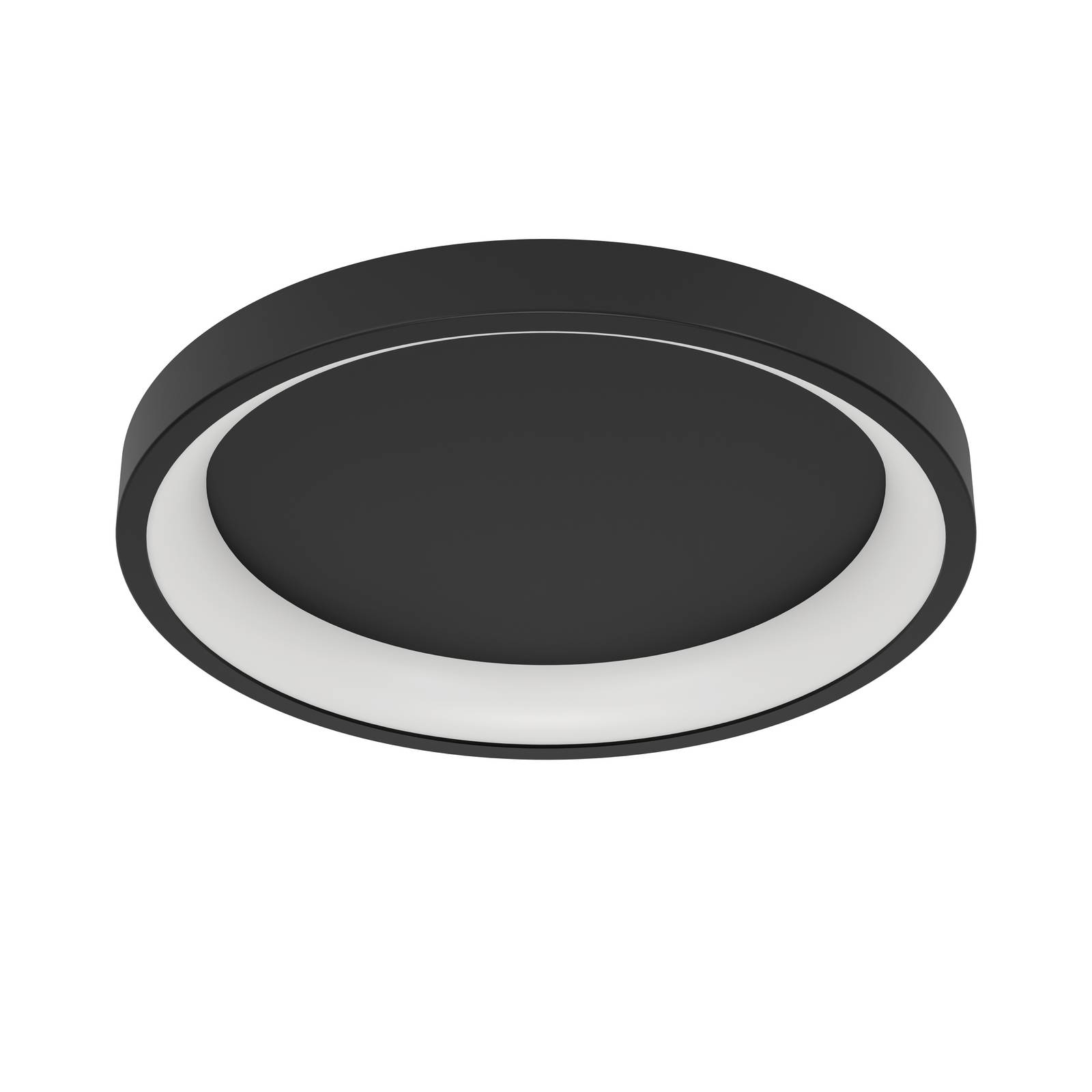 EGLO connect Smart-LED Deckenlampe Loretello-Z, rund,schwarz günstig online kaufen
