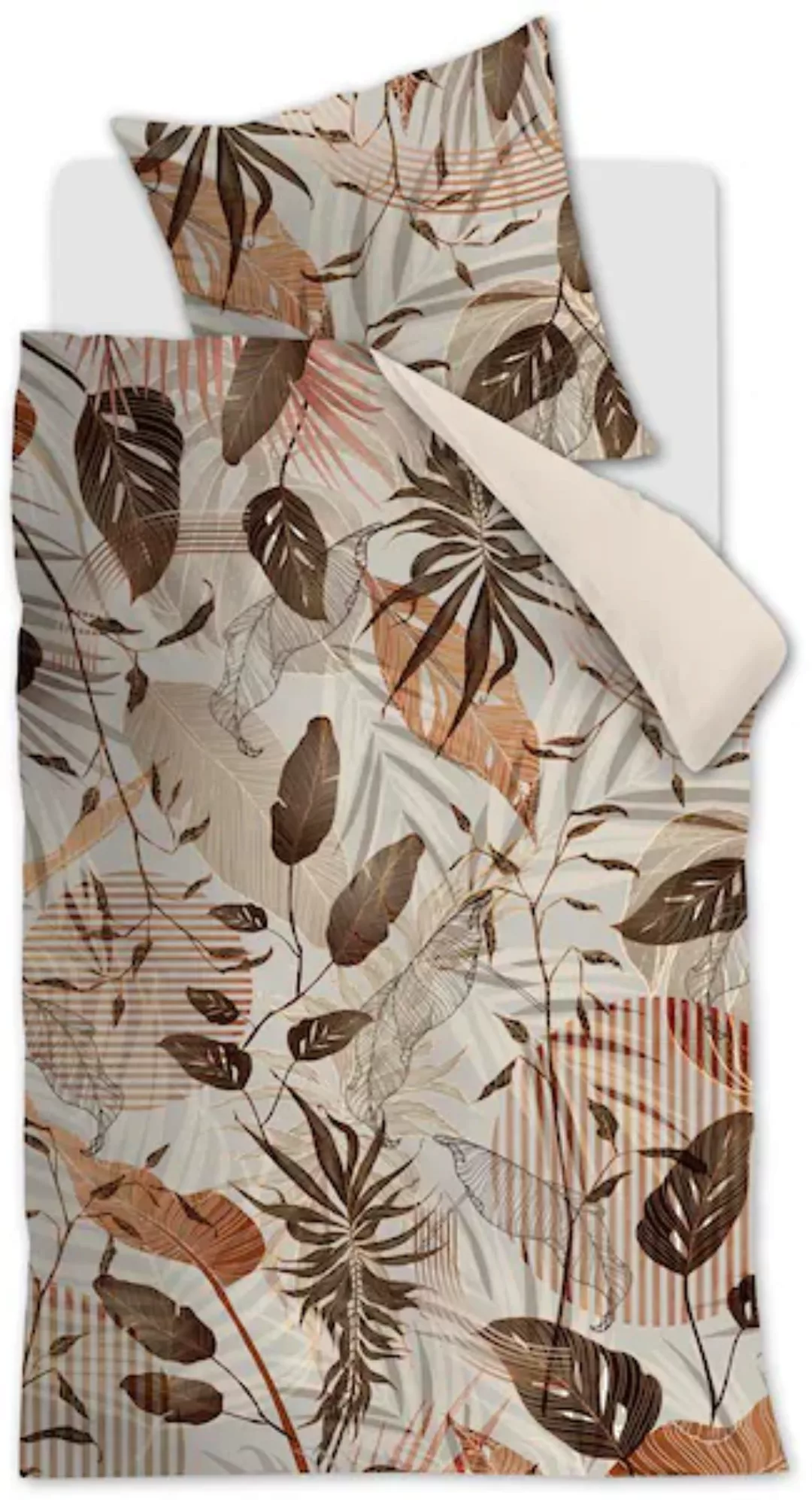 Rivièra Maison Bettwäsche »Sunsets Leafs«, (2 tlg.) günstig online kaufen