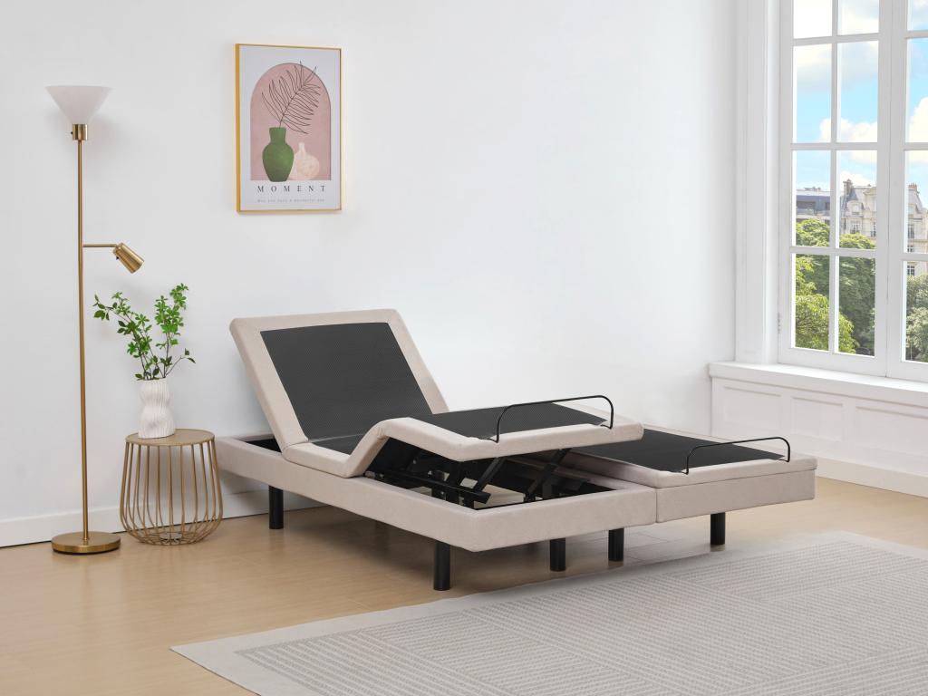 Dekoratives Bettgestell mit elektrischer Relaxfunktion - 2 x 80 x 200 cm - günstig online kaufen