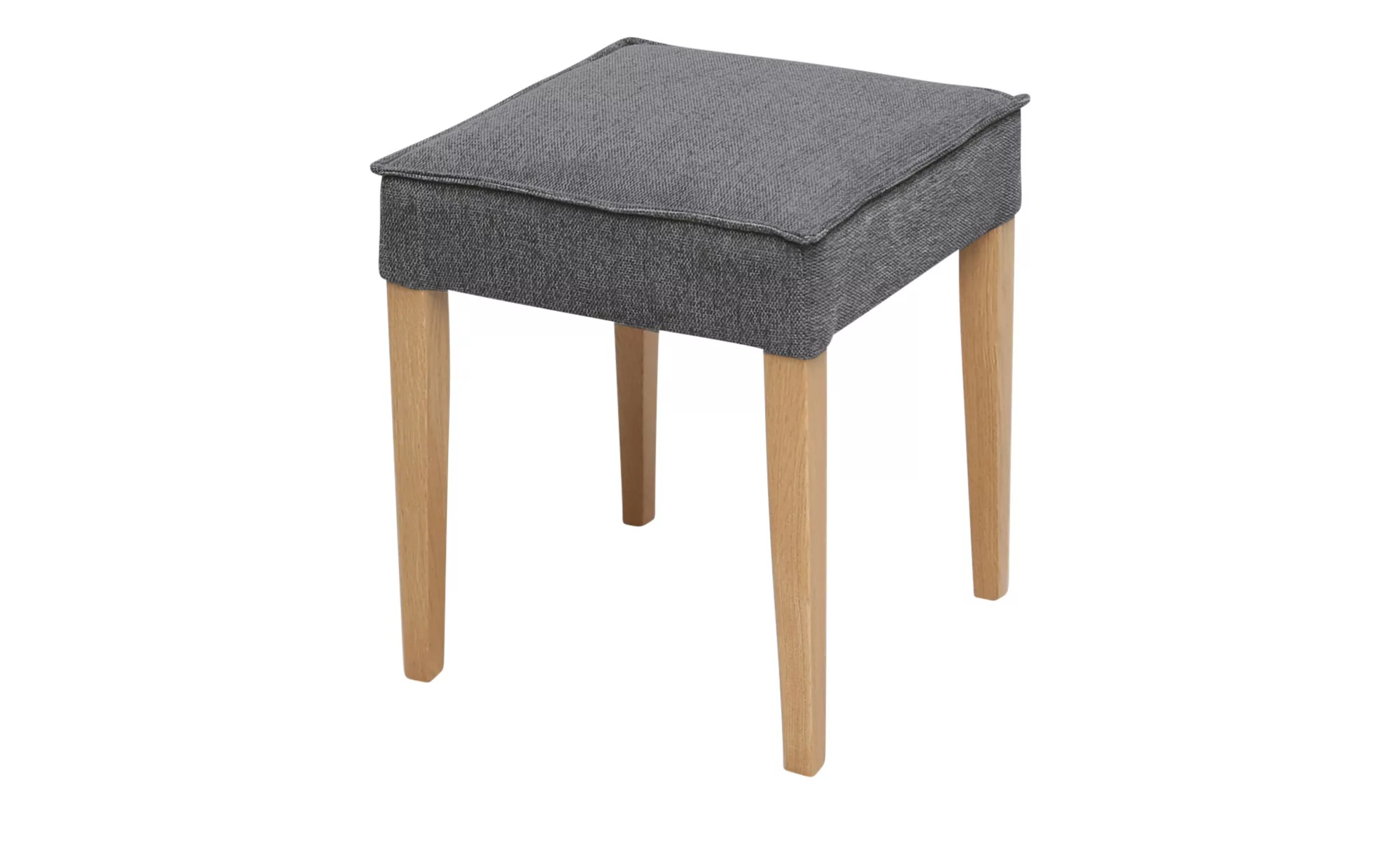 Woodford Polsterhocker  Laron ¦ grau ¦ Maße (cm): B: 42 H: 50 T: 42 Polster günstig online kaufen