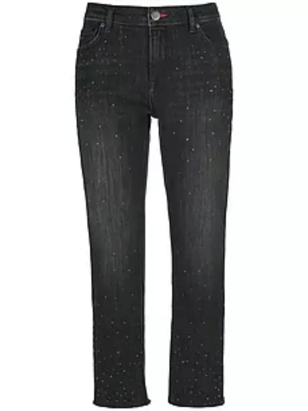 7/8-Jeans Modell Vic Cropped Sparkle Raffaello Rossi grau günstig online kaufen