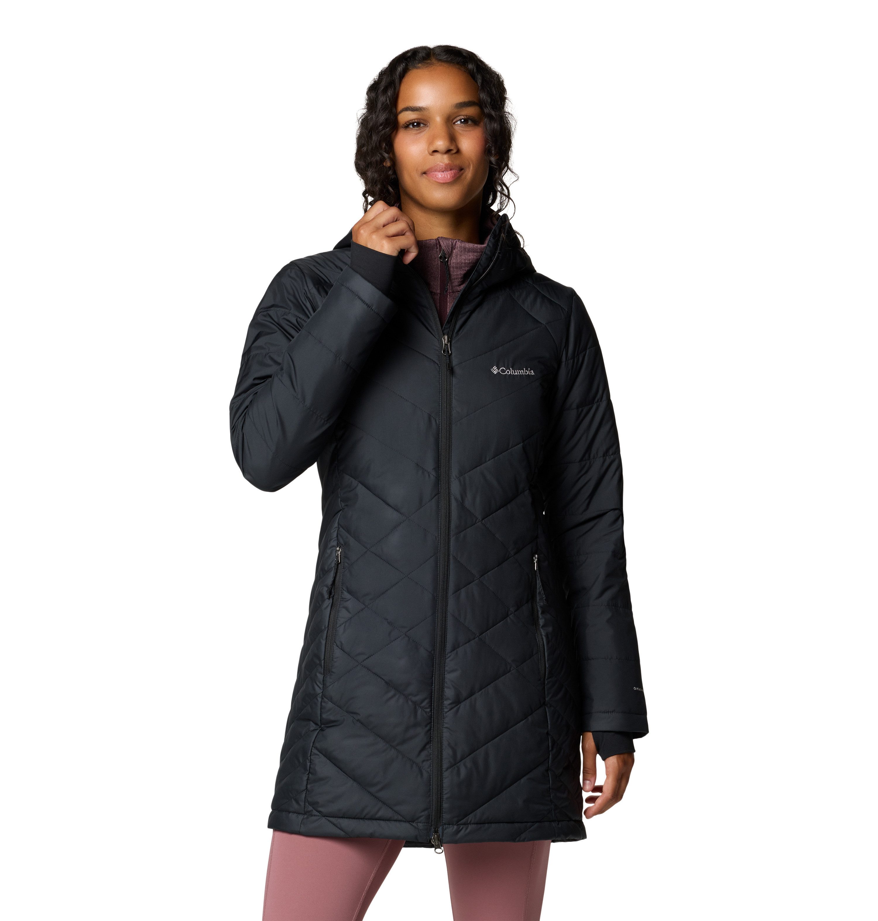 Columbia Steppmantel "HEAVENLY LONG HOODED JACKET", (1 tlg.) günstig online kaufen