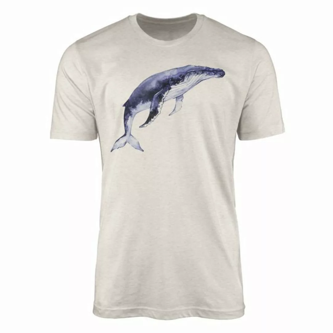 Sinus Art T-Shirt Herren Shirt 100% gekämmte Bio-Baumwolle T-Shirt Buckelwa günstig online kaufen