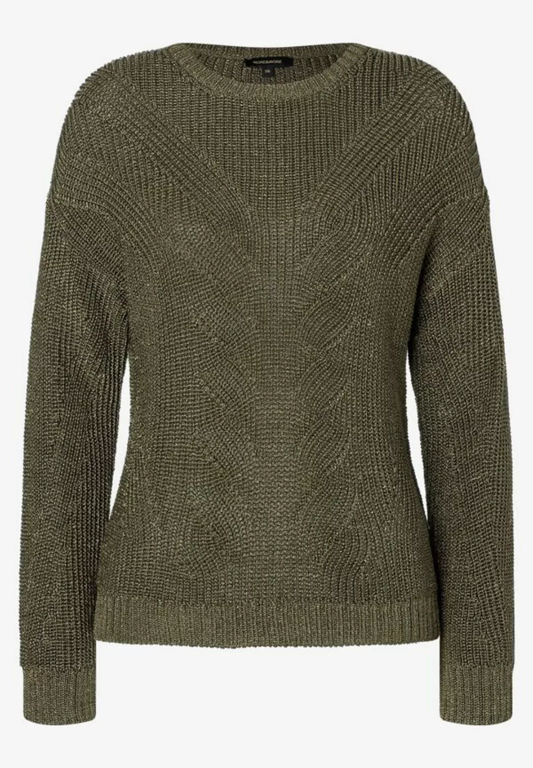 Pullover mit Glanz, oliv günstig online kaufen