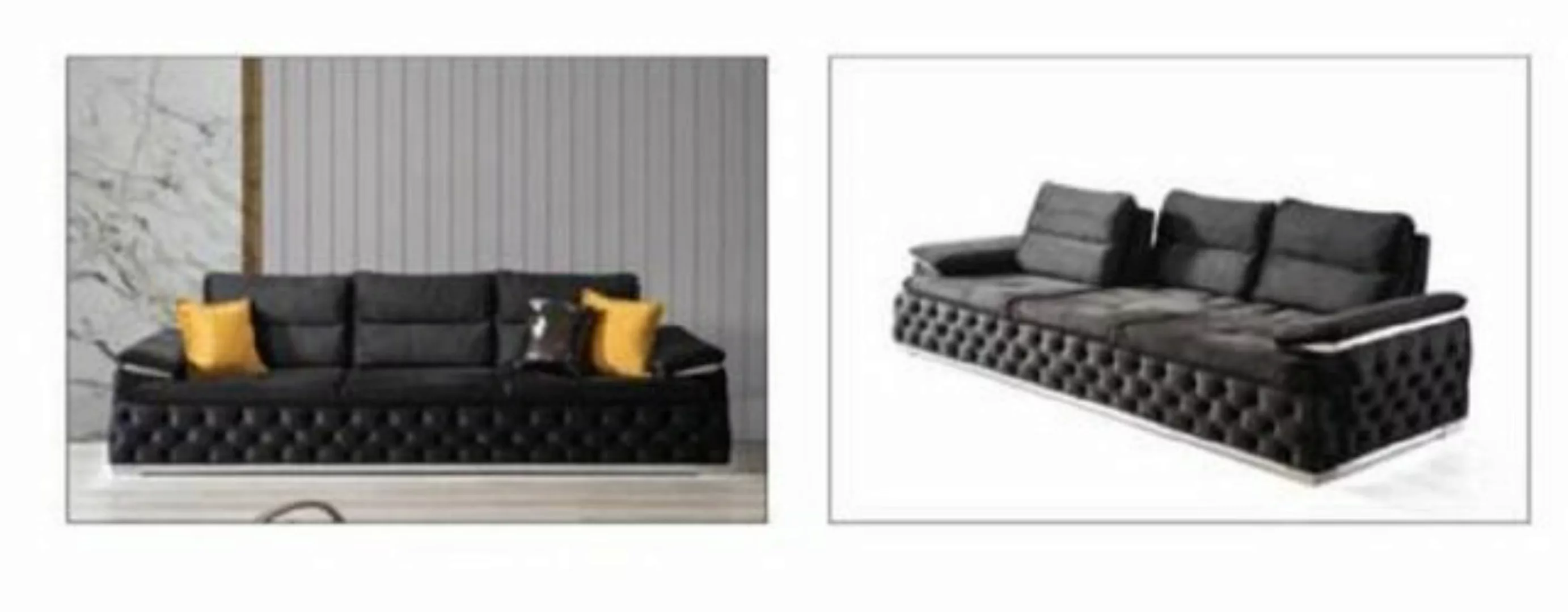 JVmoebel Sofa, Italienischer Stil Sofa Polsterung Couch 4 Sitzer Sofas Möbe günstig online kaufen