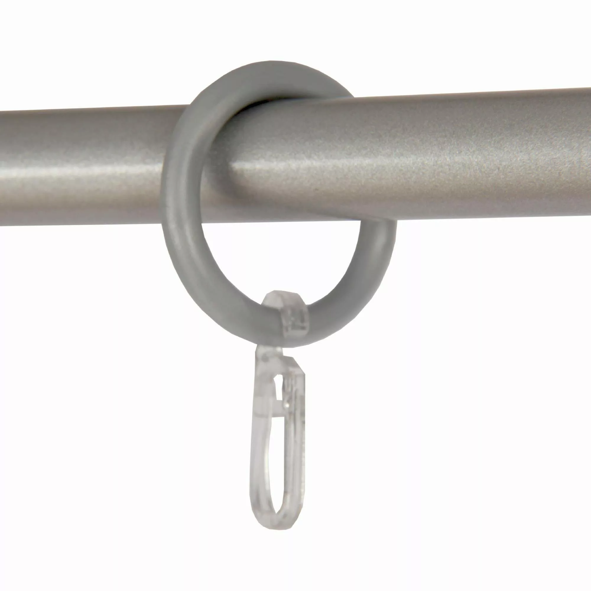 Bestlivings Gardinenstange, 1-läufig, Gardinenring - silber günstig online kaufen