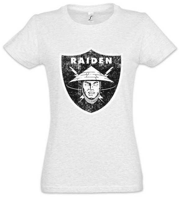 Urban Backwoods Print-Shirt Raiden Logo Damen T-Shirt Mortal Raiders Earthr günstig online kaufen