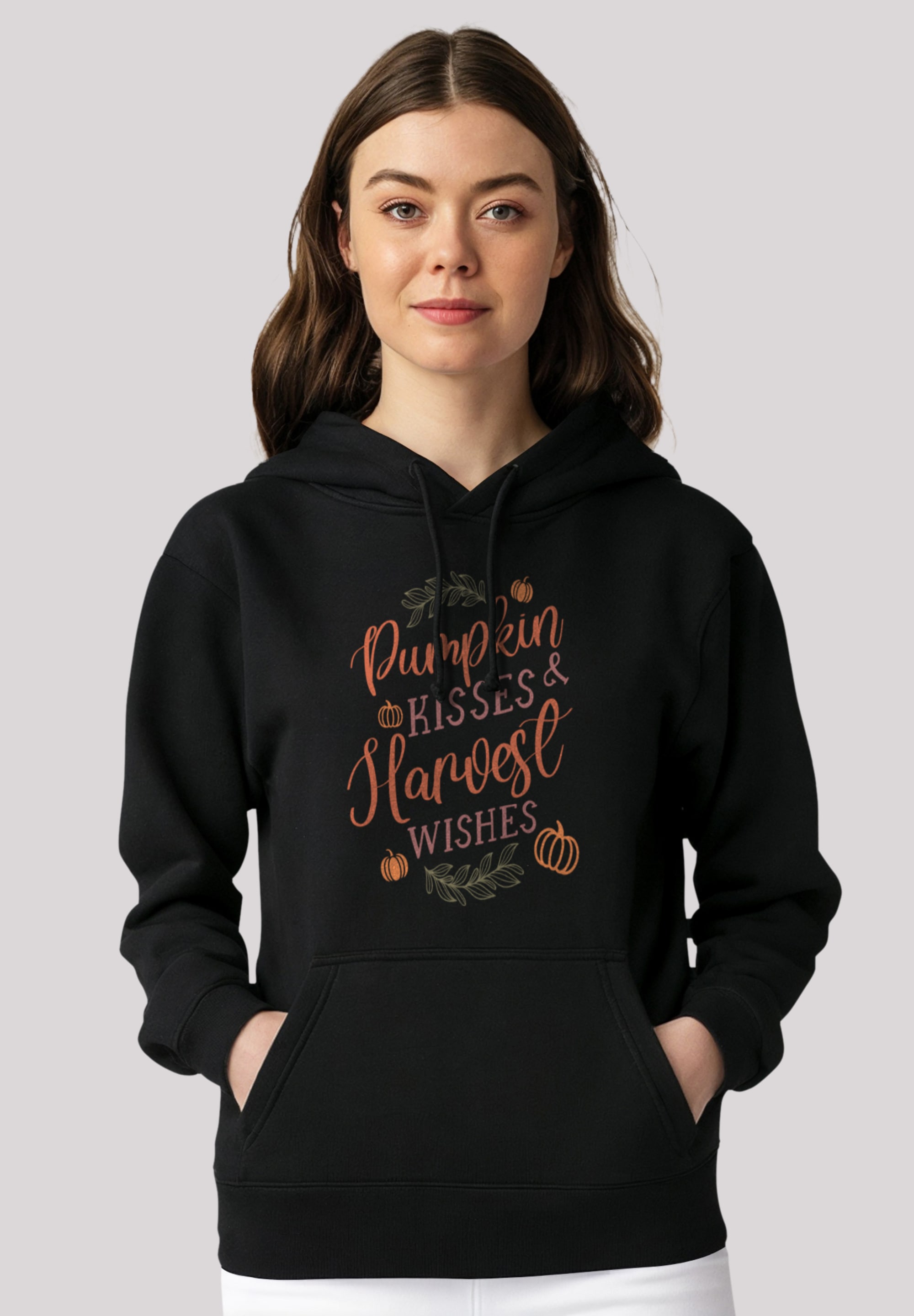 F4NT4STIC Kapuzenpullover "Pumpkin kisses Harves wishes", Premium Qualität günstig online kaufen