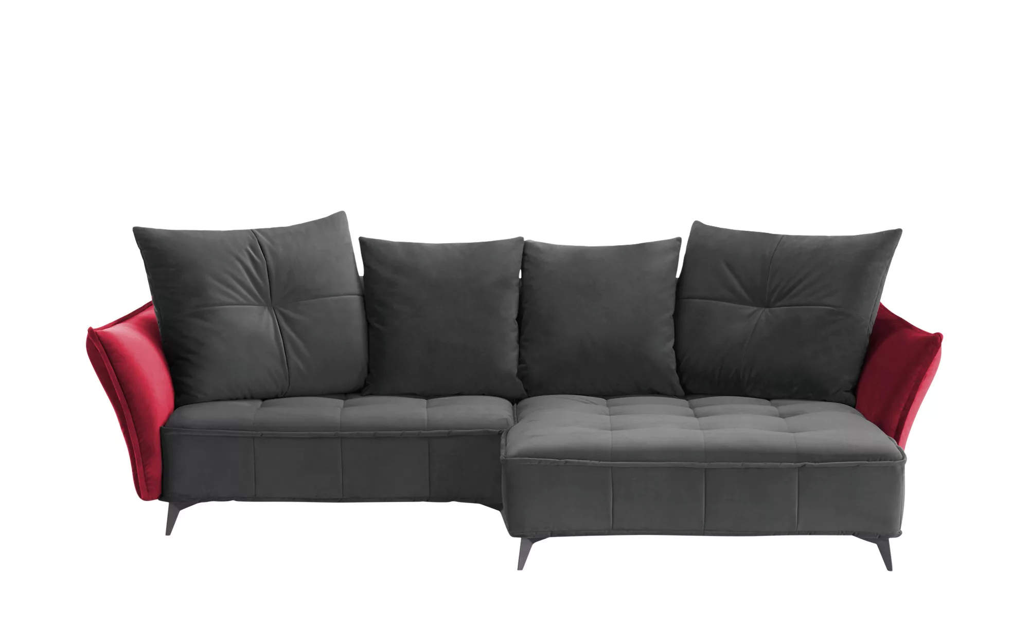 Ecksofa - grau - 290 cm - 80 cm - 175 cm - Polstermöbel > Sofas > Ecksofas günstig online kaufen