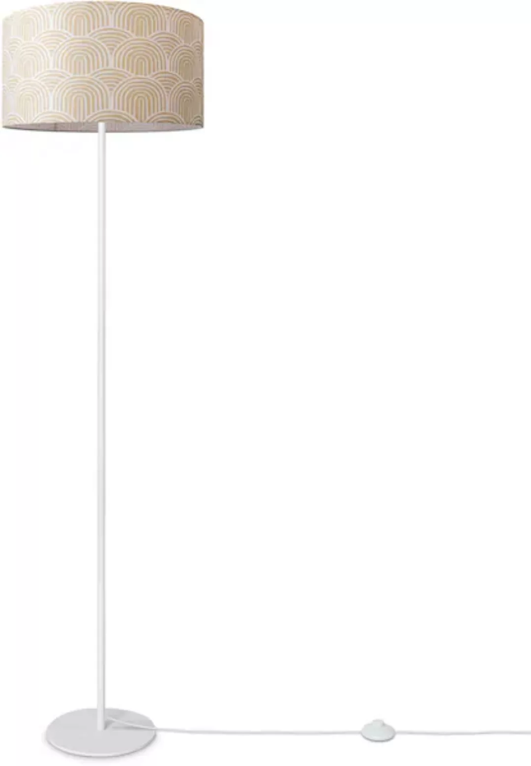 Paco Home Stehlampe »Luca Pillar«, Wohnzimmer Stehlampe Mit Schirm Büro Mod günstig online kaufen