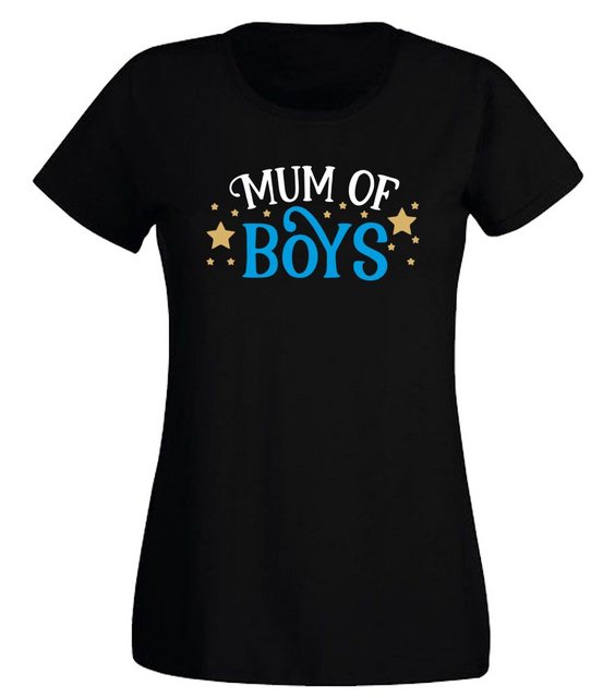 G-graphics T-Shirt Damen T-Shirt - Mum of Boys Slim-fit, mit Frontprint, mi günstig online kaufen
