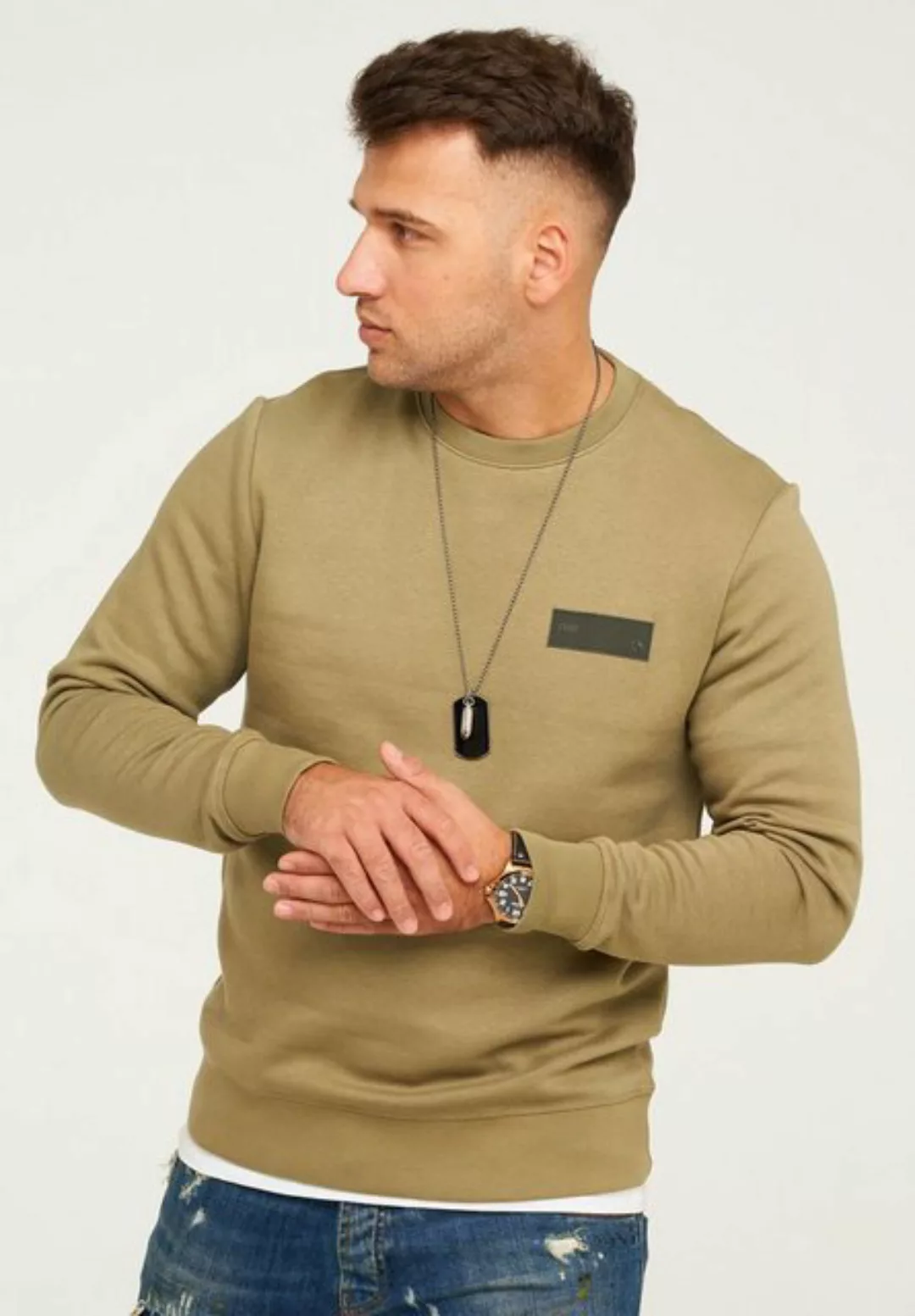 Jack & Jones Sweatshirt POPS SWEAT CREW NECK Sweatpullover Casual Basic Shi günstig online kaufen