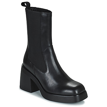 Vagabond – Brooke – Chelsea-Stiefel aus Leder in Schwarz mit Plateausohle günstig online kaufen