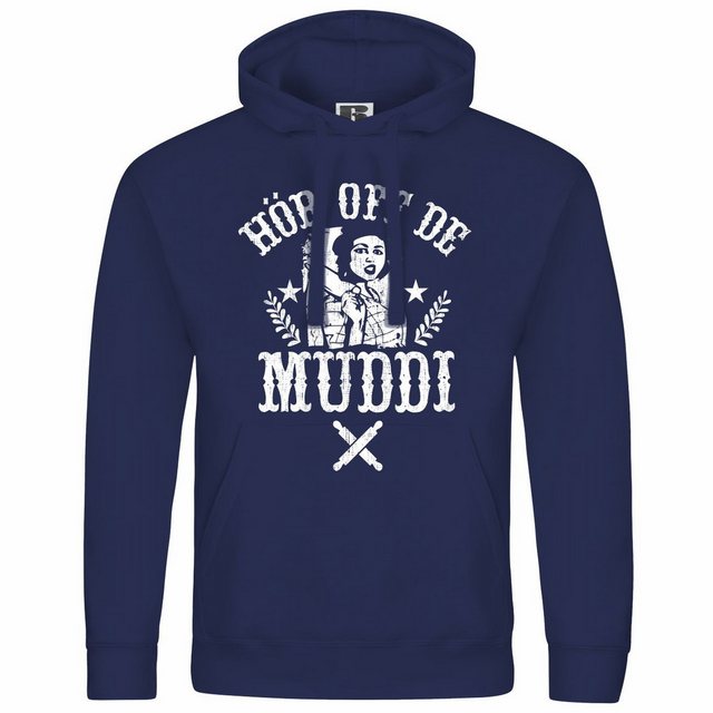 deinshirt Kapuzenpullover Herren Kapuzenpullover Hör off de Muddi Mit Print günstig online kaufen