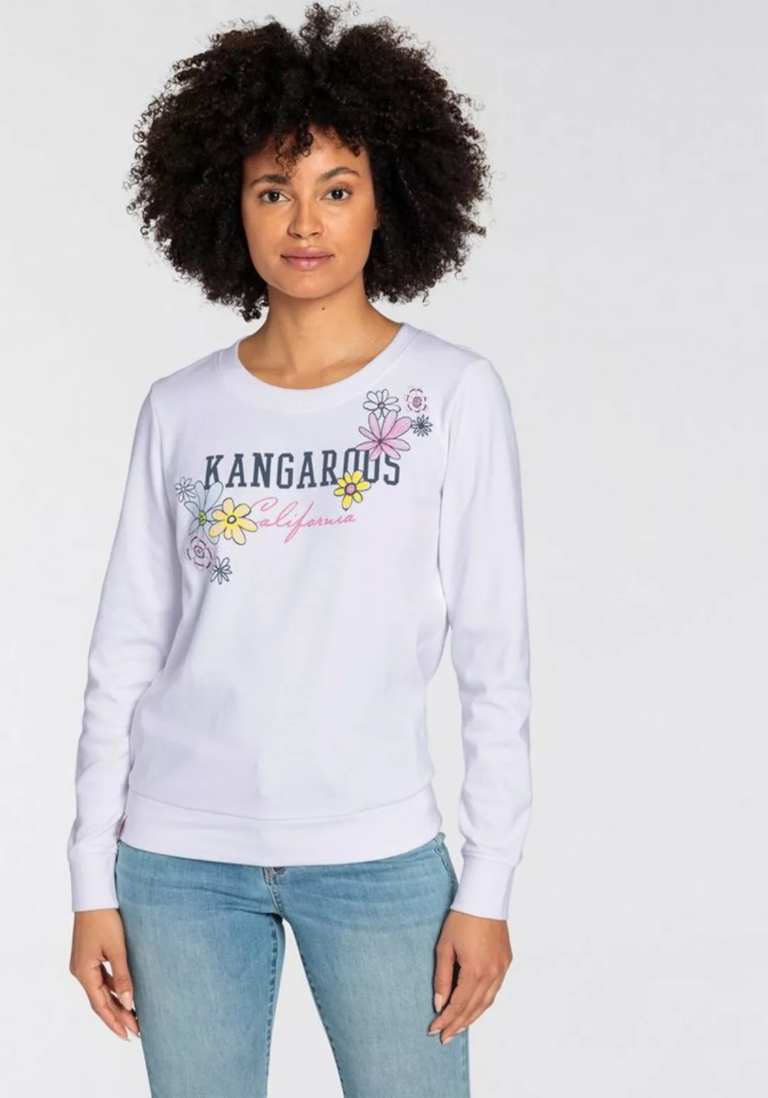 KangaROOS Sweatshirt mit großem Label Print - NEUE-KOLLEKTION günstig online kaufen