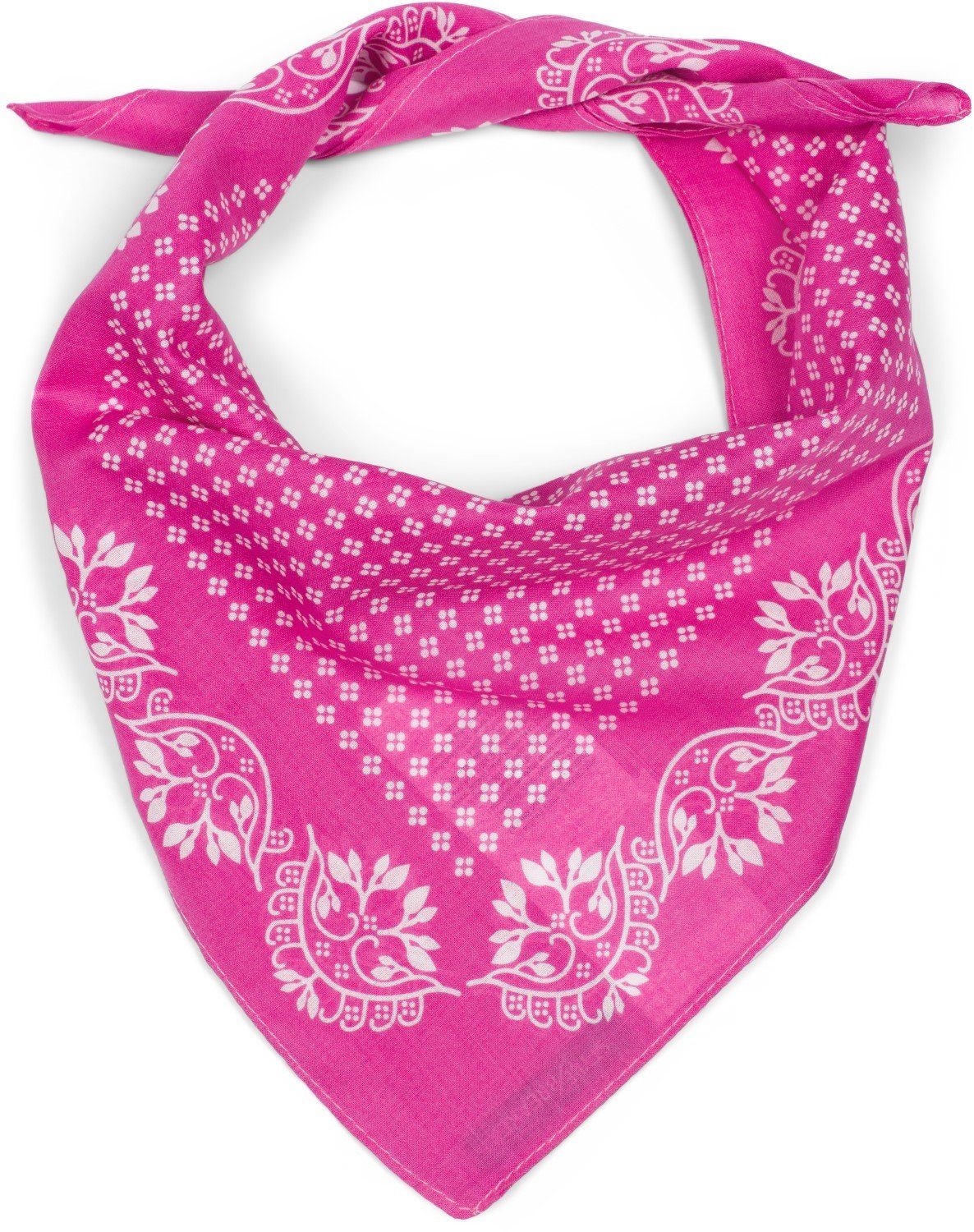 styleBREAKER Bandana Baumwolle Dreieckstuch mit Blümchen günstig online kaufen