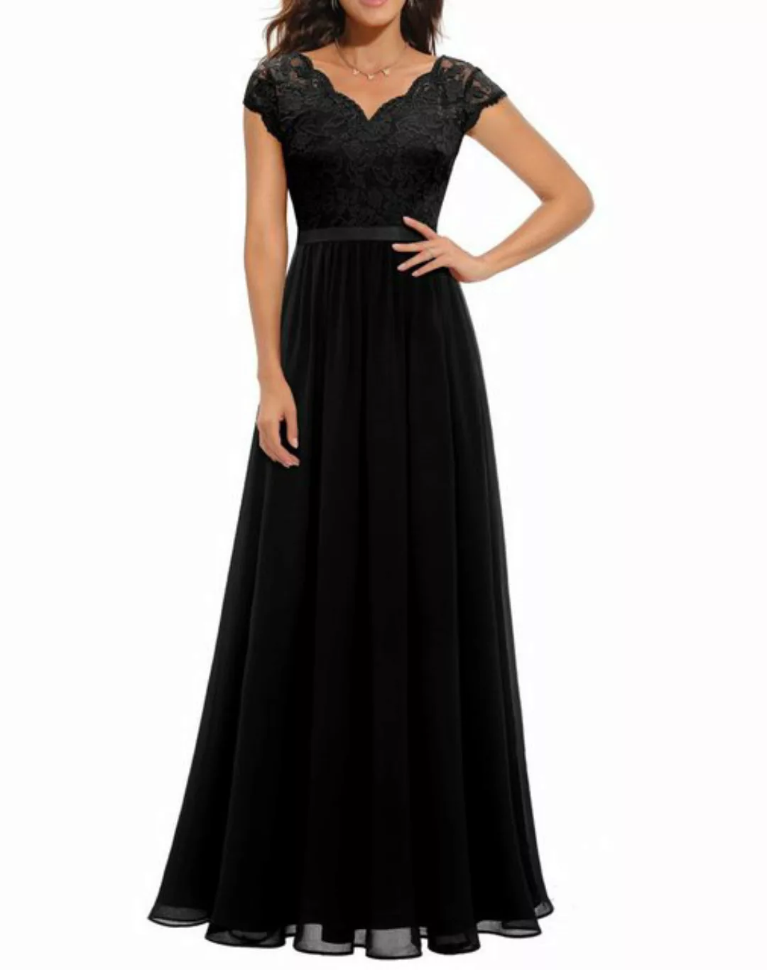 ZWY Abendkleid SchwarzCocktailkleid Damen Abendkleider Elegant für Hochzeit günstig online kaufen