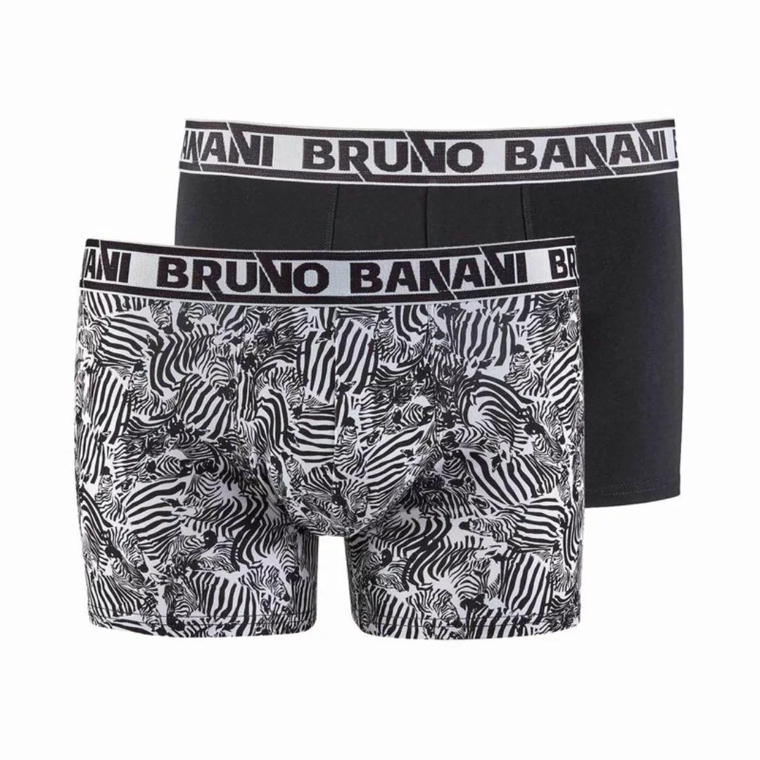 Bruno Banani Herren Boxershorts, 2er Pack - Monomatic, Baumwoll Stretch günstig online kaufen