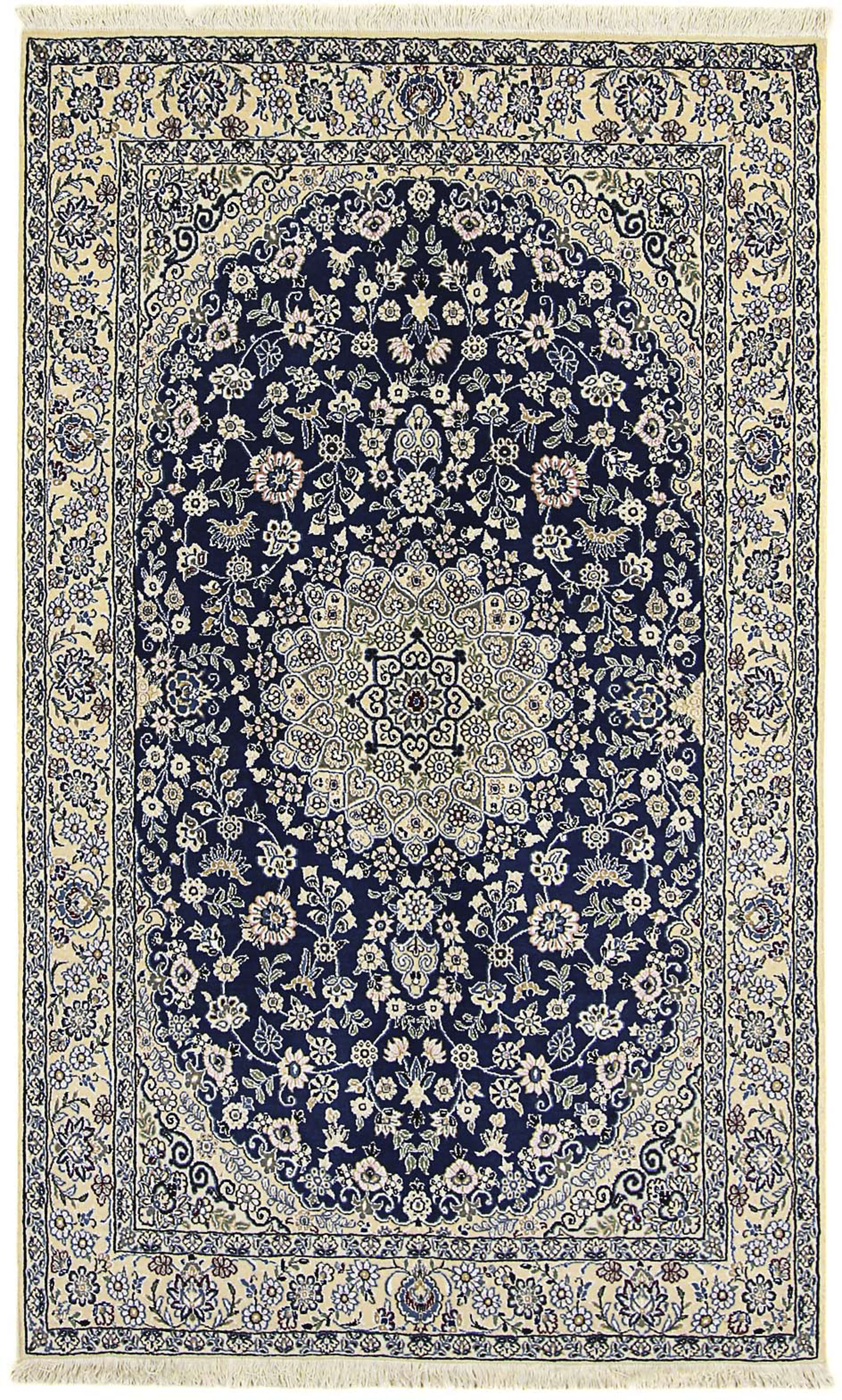 morgenland Orientteppich »Perser - Nain - Royal - 216 x 134 cm - dunkelblau günstig online kaufen