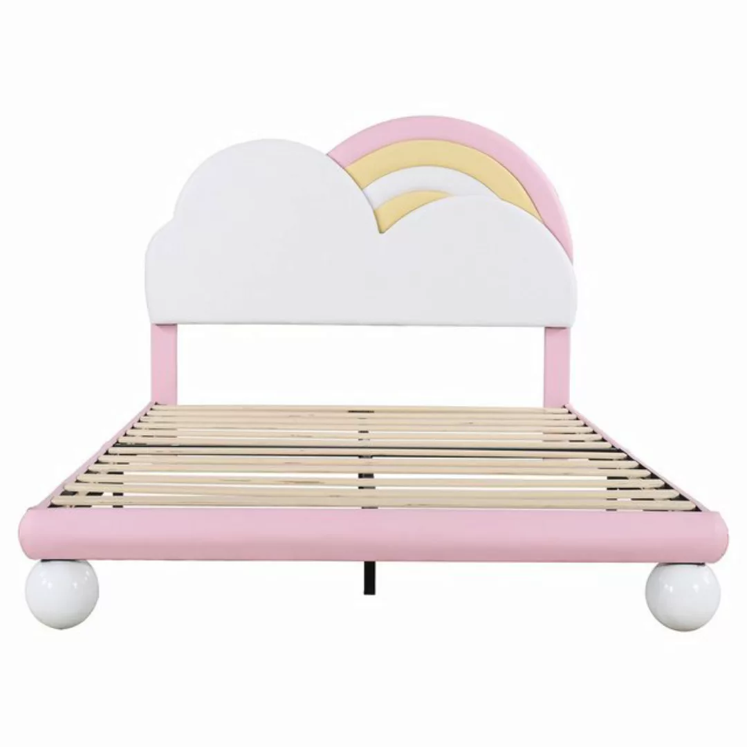 NMonet Polsterbett Kinderbett (mit höhenverstellbarem Kopfteil), Doppelbett günstig online kaufen